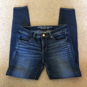 Size 8 AEO Superlow Jegging Skinny Jeans